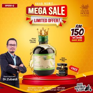 BEST SELLER - 1X Olivie Plus 30x (250ml) + 1X Madu (50mg)
